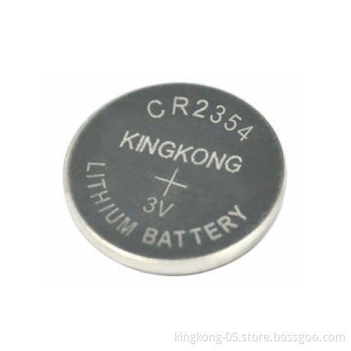 350mAh CR2354 Button-cell Battery with 3V Standard Voltage